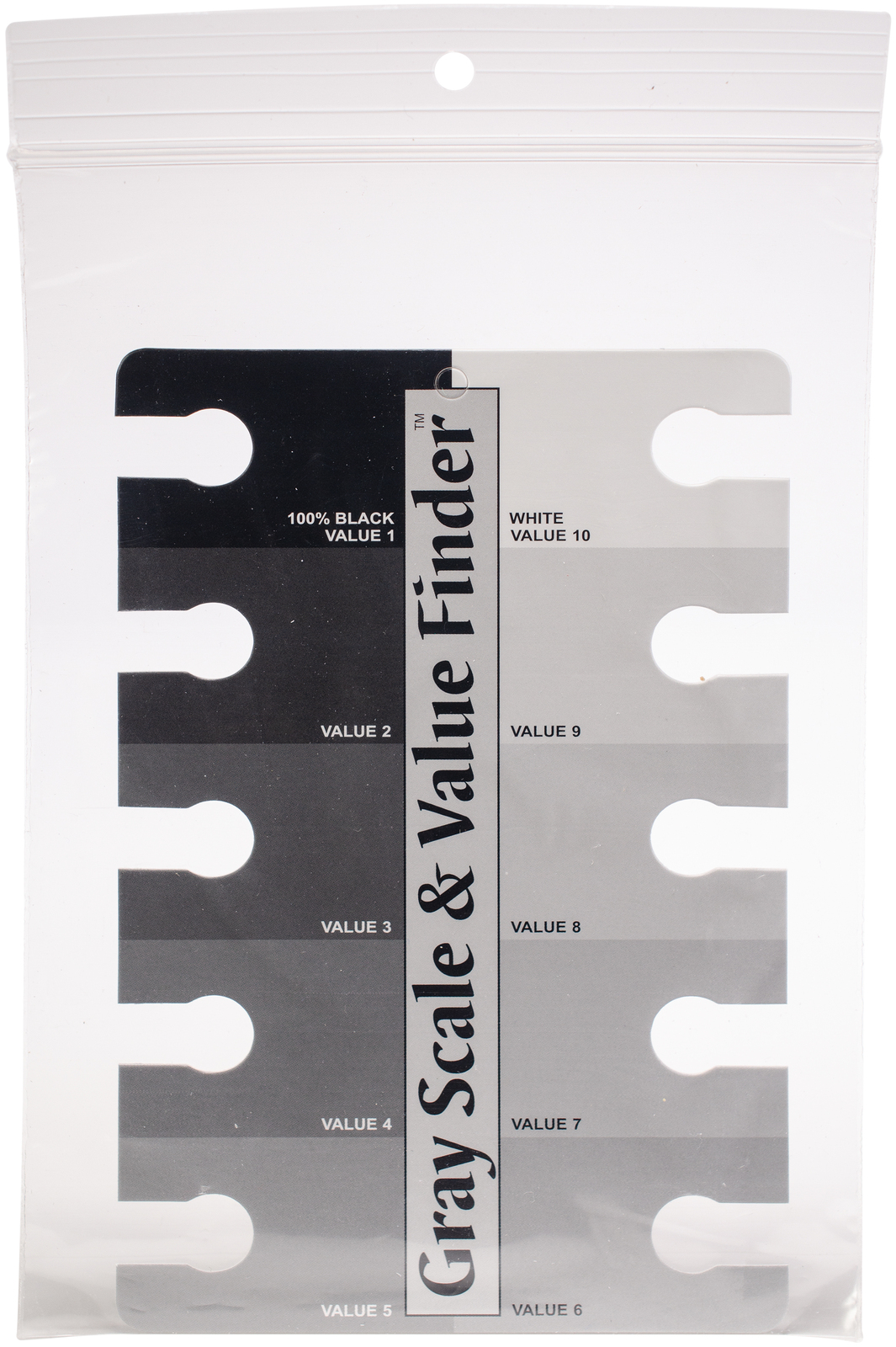 Gray Scale &amp; Value Finder-4&quot;X6&quot; - $14.79