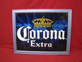 Vintage Corona Beer Mirror Wood Framed Bar Sign 1980s - £55.52 GBP
