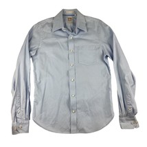 Ruehl 925 Shirt Men’s Medium Light Baby Blue Button Dress Oxford Casual ... - £31.75 GBP