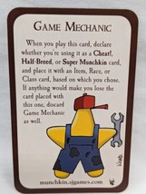 Munchkin Game Mechanic Promo Card - $6.23