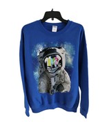 MTV Music Television Sweater Pullover Large Medium Astronaut Graphic Lon... - $35.19 CAD