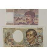 French 2-Notes Set 1985 200 Francs &amp; 1987 20 francs Banque de France - $1,352.87 MXN