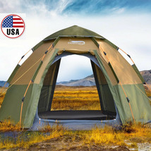 3-4 Person Dome Automatic Tent Easy Instant Setup Protable Camping Pop-Up Tent - £290.76 GBP