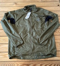 Adidas Terrex NWT $80 Men’s Full zip Windbreaker jacket size M Green Sf2 - £38.91 GBP