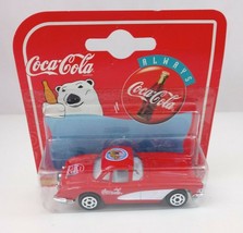 New 1997 Majorette Coca~Cola 200 Series 1958 Chevrolet Corvette Red 1/58... - £5.41 GBP