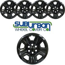 2019-2025 Ram 1500 Tradesman # 839GB 18&quot; GLOSS BLACK Steel Wheel Skins NEW SET/4 - £94.05 GBP