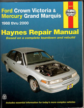 Ford Crown Victoria and Mercury Grand Marquis &#39;88 - 2000 Haynes  Manual #36012 - £14.50 GBP