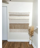 Large macrame wall hanging, modern wall art decor, boho wall hanging, weaving ta - £555.64 GBP