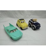 (3) Disney Pixar Cars Plastic Toys  2 1/2&quot; - 4&quot; - $263.24 MXN