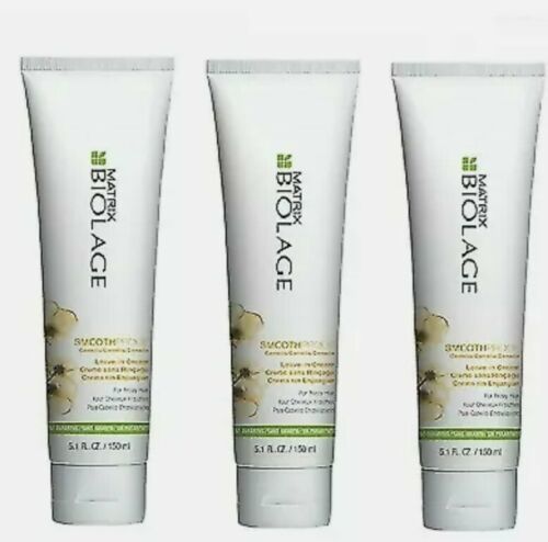 Matrix Biolage Smoothproof Leave-In Cream 5oz (Pack of 3) FAST SHIPPING - $91.62