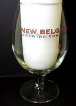 Stemmed beer goblet New Belgium Brewing bicycle logo 12.5 oz 0.37l - £6.13 GBP