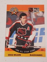 Doug Wilson Chicago Blackhawks 1990 Pro Set All Star Game Card #346 - £0.78 GBP