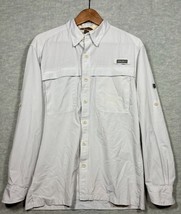 Eddie Bauer Men&#39;s Sport Shop Button-Up Shirt M Lightweight Vented Outdoor - $291.49 MXN