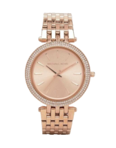 Michael Kors MK3192 Darci Ladies Rose Gold Stainless Chrono Watch + Gift... - $113.46