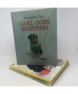 Lot of 3 Carl the Dog Books Activity Fun Book Alexandra Day Shopping Park - $17.81