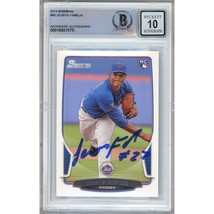 Jeurys Familia New York Mets Signed 2013 Bowman Rookie #86 BAS BGS Auto 10 Slab - $79.99