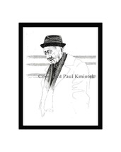 Hat and Scarf, Pen and Ink Print - £19.77 GBP
