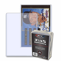 BCW 3.5x5 - Topload Holder Package of 25 For Holding Cards, Photos, Index Cards - £10.97 GBP