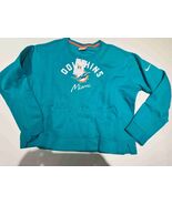 Women&#39;s Nike MIAMI DOLPHINS Fleece Pullover SWEATSHIRT XXL - $537.86 MXN