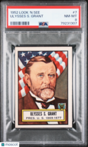 1952 Look &#39;N See Ulysses S. Grant #7 PSA 8 - £195.26 GBP