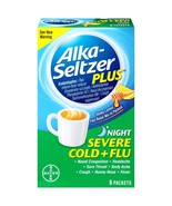 Alka- Seltzer Plus ASP SEV COLD FLU NIGHT 6S 2DZ, honey lemon, 6 Count - $16.28 CAD