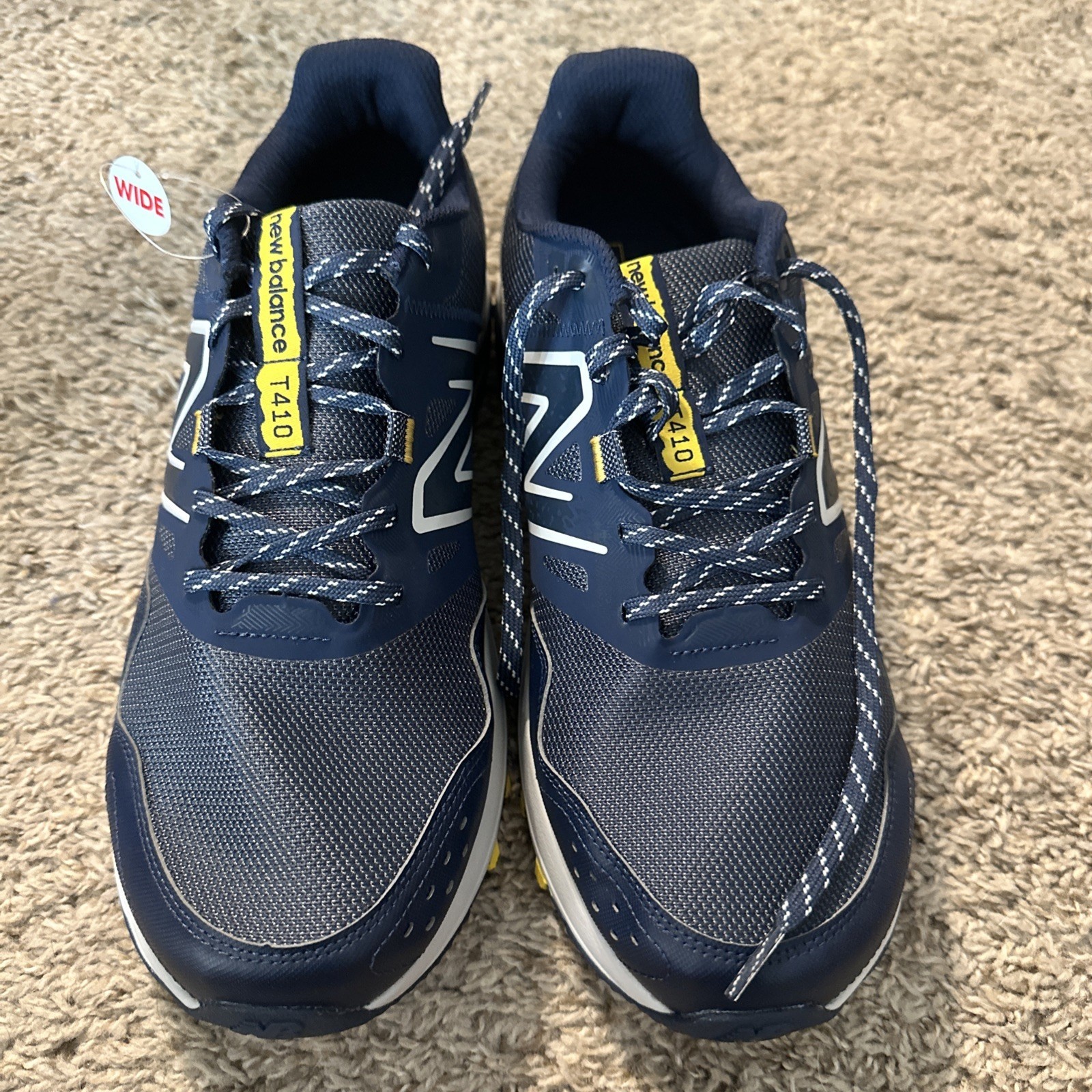 New Balance 410 V8 Shoes Mens Size 13 Wide 4E Grey Blue Trail Running Hi... - $69.99