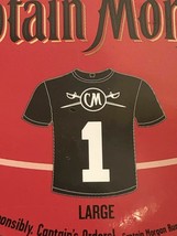 Captain Morgan Noir Non 1 T-Shirt Grande Taille - £21.41 GBP
