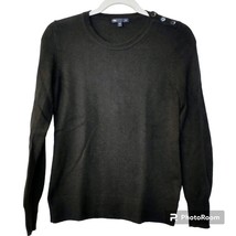 Women&#39;s Gap Luxe Angora Blend Black Long Sleeve Sweater Size Small - £18.20 GBP