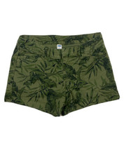 Old Navy Women Size 2 (Measure 28x3) Green Camouflage Chino Shorts - £5.30 GBP