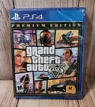 Grand Theft Auto V Premium Edition PS4 Brand New Factory Sealed GTA 5 NEW/SEALED - £16.94 GBP