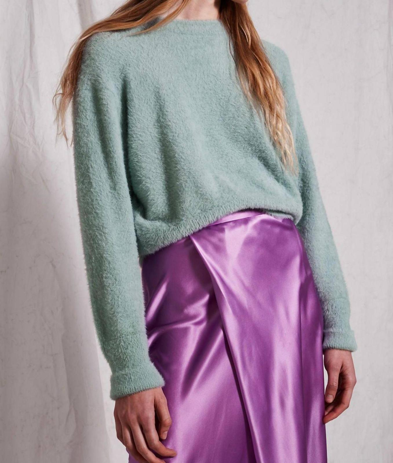 Topshop eyelash knitted fuzzy sweater size 12 - $63.36