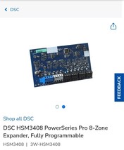 DSC HSM3408 Power Series Pro 8 Zone Expander NEW - $37.48