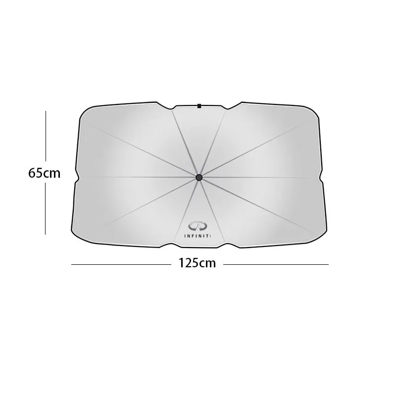Car  Shade Umbrella Foldable Front Window Cover For Infiniti QX50 QX60 Q60 Q70 2 - £99.38 GBP
