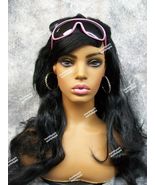 Guidette Costume Kit Wig Glasses Earrings Supermodel Jersey Girl Retro M... - €15,24 EUR