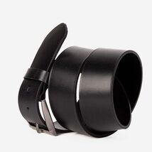 The Prime Black Leather Belt image 2