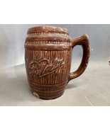Blatz Beer Barrel Vintage Brown Ceramic Handled Mug Stein Glazed Pottery... - $145.59 MXN