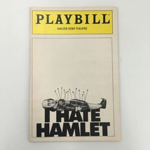 1991 Playbill Walter Kerr Theatre &#39;I Hate Hamlet&#39; Caroline Aaron and Jane Adams - £11.39 GBP