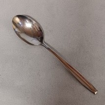International Silver New Dawn Soup Spoon Stainless Steel 7.375" - $6.95