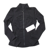 NWT Lululemon Define Jacket Luon in Black Solid Stretch Full Zip 6 - $118.80