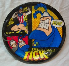 Vintage The Tick Cartoon 8 Birthday Party Plates New - £13.06 GBP