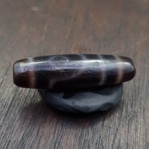 Tibetan Nepalese 2 Eyes Antique Agate stone Dzi Bead Amulet HQ-A-7 - £93.33 GBP
