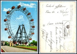 AUSTRIA Postcard - Vienna, The Prater &amp; Giant Wheel AL - £2.35 GBP