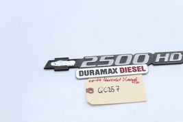 00-06 CHEVROLET SILVERADO 2500 HD DURAMAX DIESEL BADGE Q0857 image 5