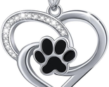 Mothers Day Gifts for Mom Wife, S925 Sterling Silver Puppy Dog Cat Pet P... - £35.19 GBP