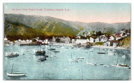 Avalon from Sugar Loaf Catalina Island California Unused Postcard - £37.18 GBP