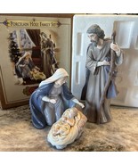 Grandeur Noel 2002 Holy Family Large Porcelain Nativity Set Collector&#39;s ... - $47.52