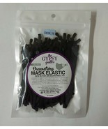 60 Count Drawstring Mask Elastic Black Latex-Free Adjustable Fit Elastic... - $12.97