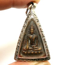 Phra Buddha Lp Boatnoi Blessed In 1945 Powerful Amulet Pendant Success In Wishes - £160.36 GBP