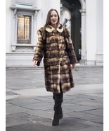 Stone Marten Vintage Fur Coat Coats Horizontal Design S Fast Shipping - $679.00