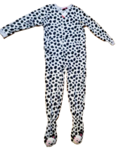 Women&#39;s Dalmatian Dog Footed Pajamas Drop Seat Cute One Piece PJ 2XL NEW... - £28.55 GBP